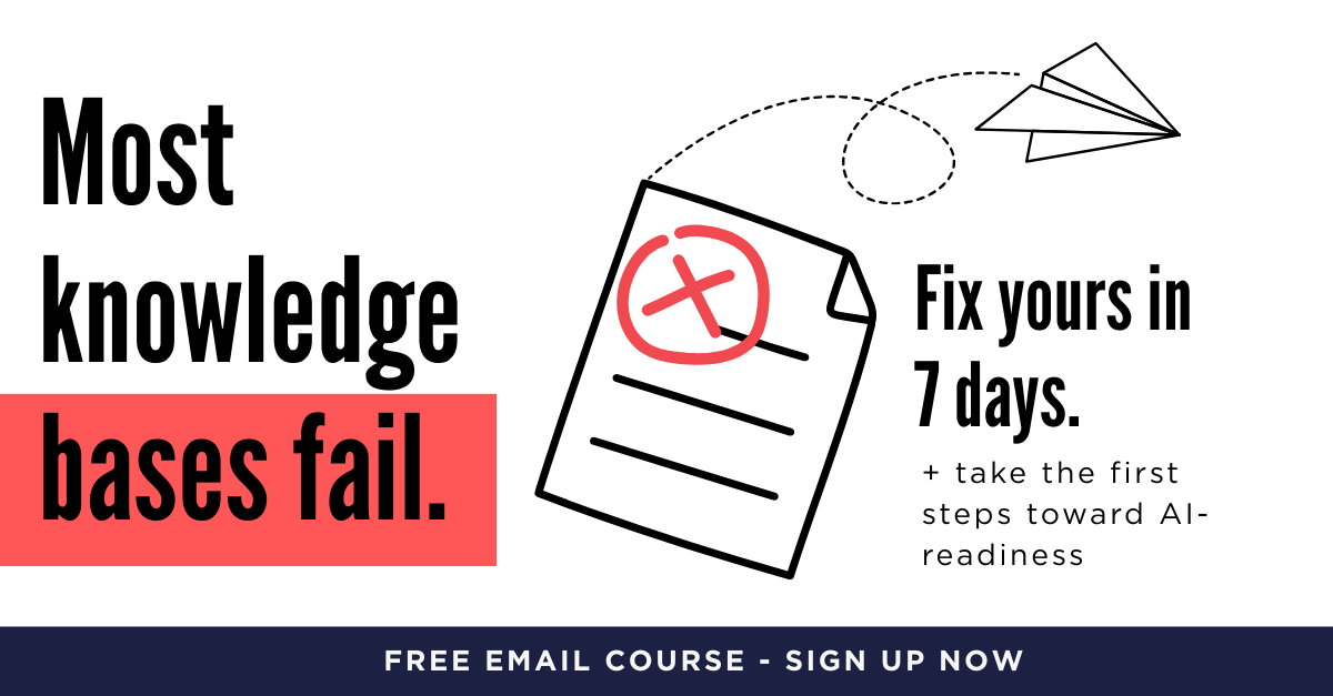 Free 7-Day Email Course: Knowledge Base Reset